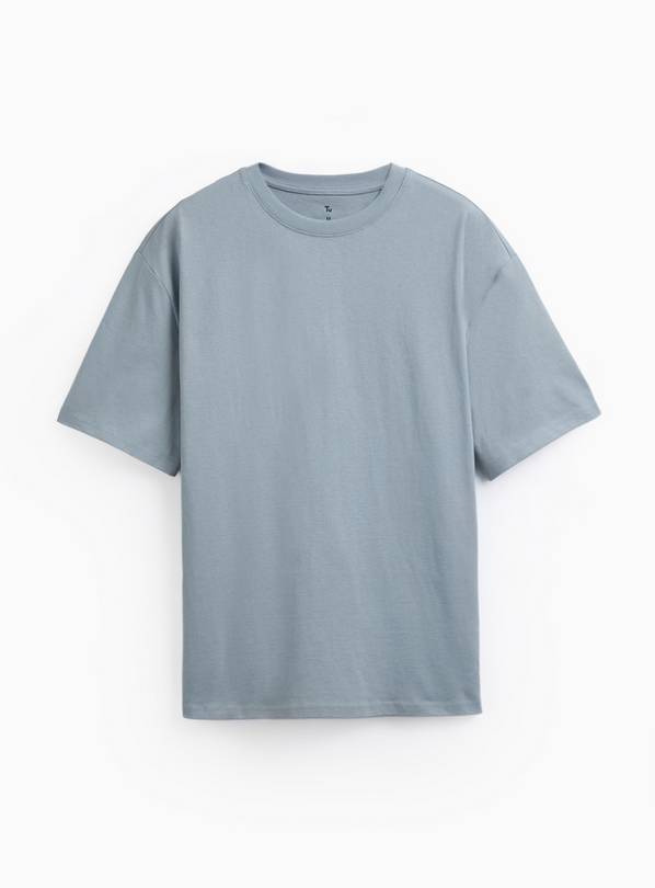 Light Blue Relaxed Fit Dry Handle T-Shirt XXXL